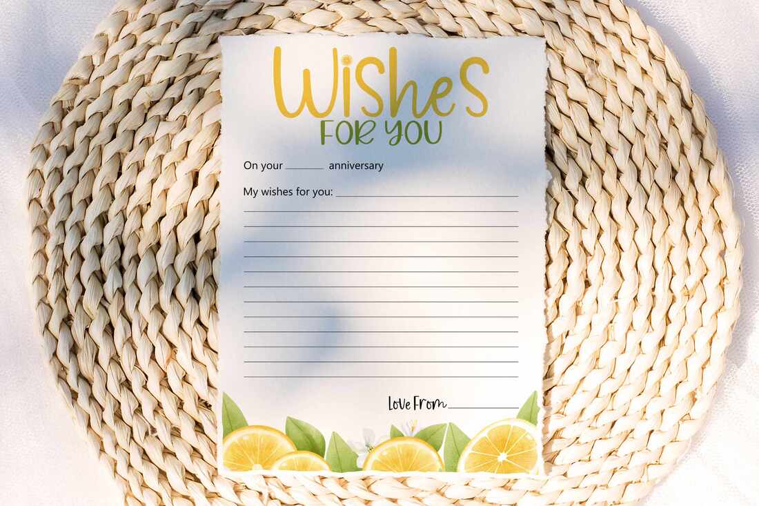 Wishes for the happy couple game cards