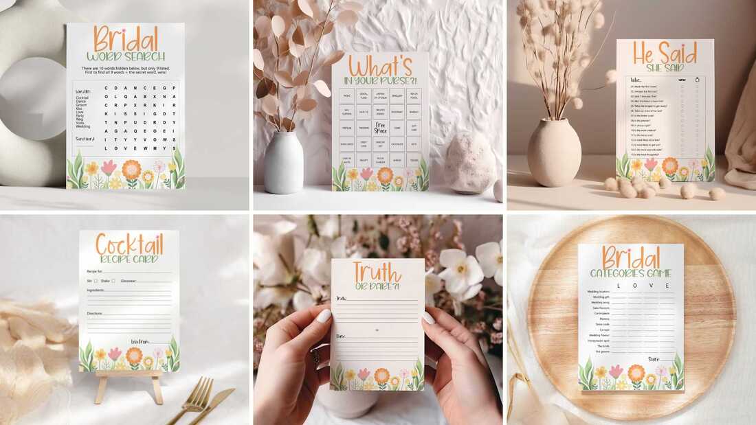 Spring themed printable collection