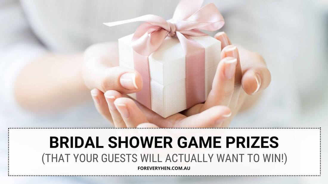 Bridal Shower Game Prizes