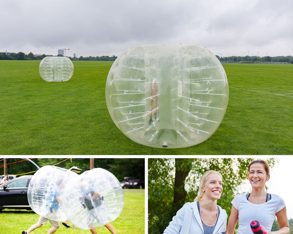 Bubble soccer provides many laugh out loud moments