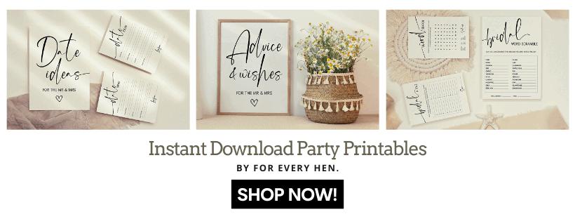 Party games, signs and more (instant download)