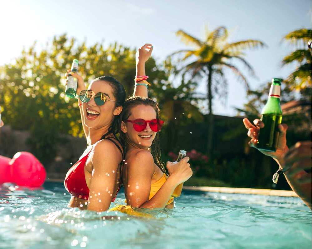 Active Hen Do Activities at Home - Pool Party
