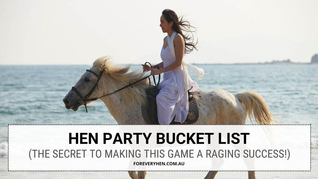 Hen Party Bucket List Game