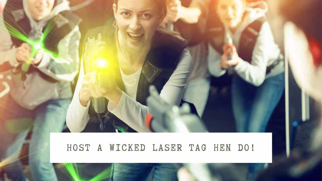 Laser Tag hen party - in your very own backyard!