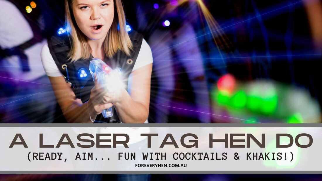 Laser Tag hen party - in your very own backyard!