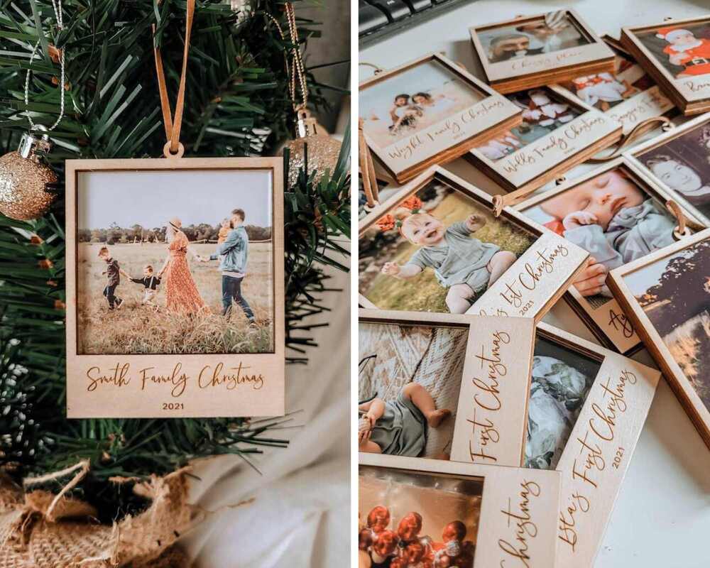 Wooden Photo Frames to Hang on Trees