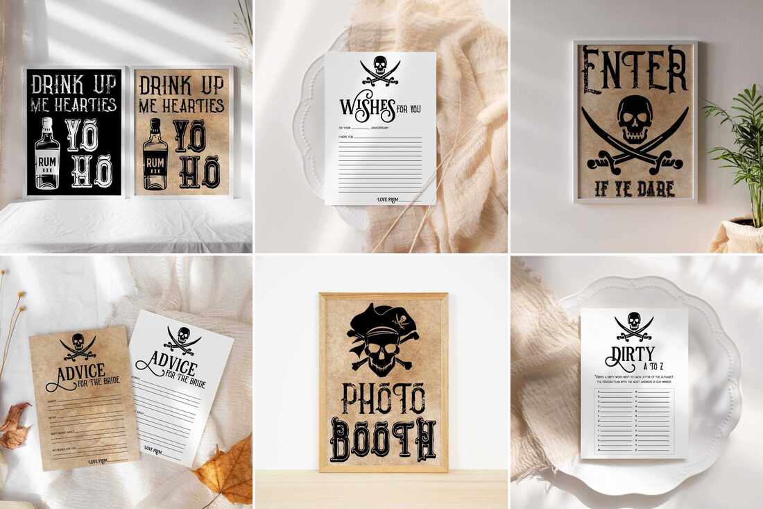 Pirate Themed Printables