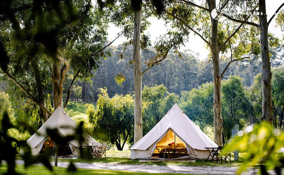 Pop-up bell tents, where you want them! Western Australia