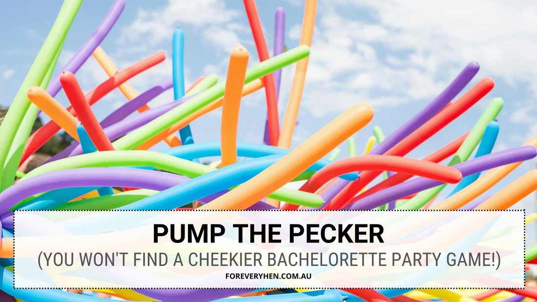 Bachelorette Games: Pump the Pecker