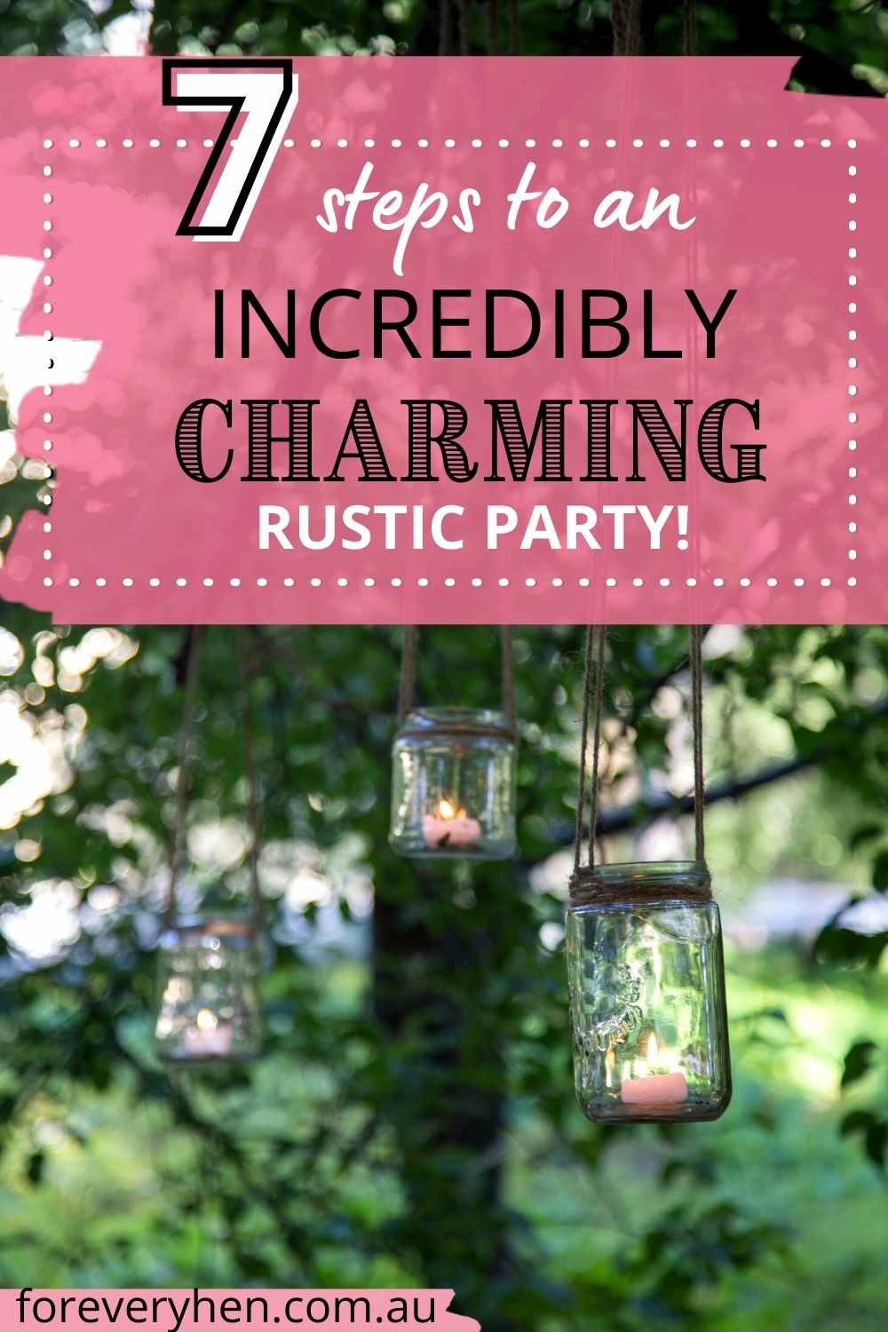Rustic Hens Party Ideas